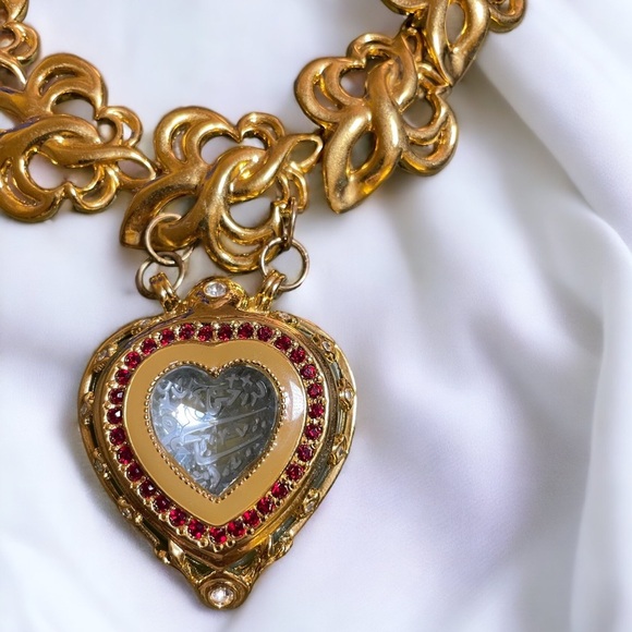 Magnificent Elizabeth Taylor Shah Jehan Necklace Avon Collection - Picture 2 of 5